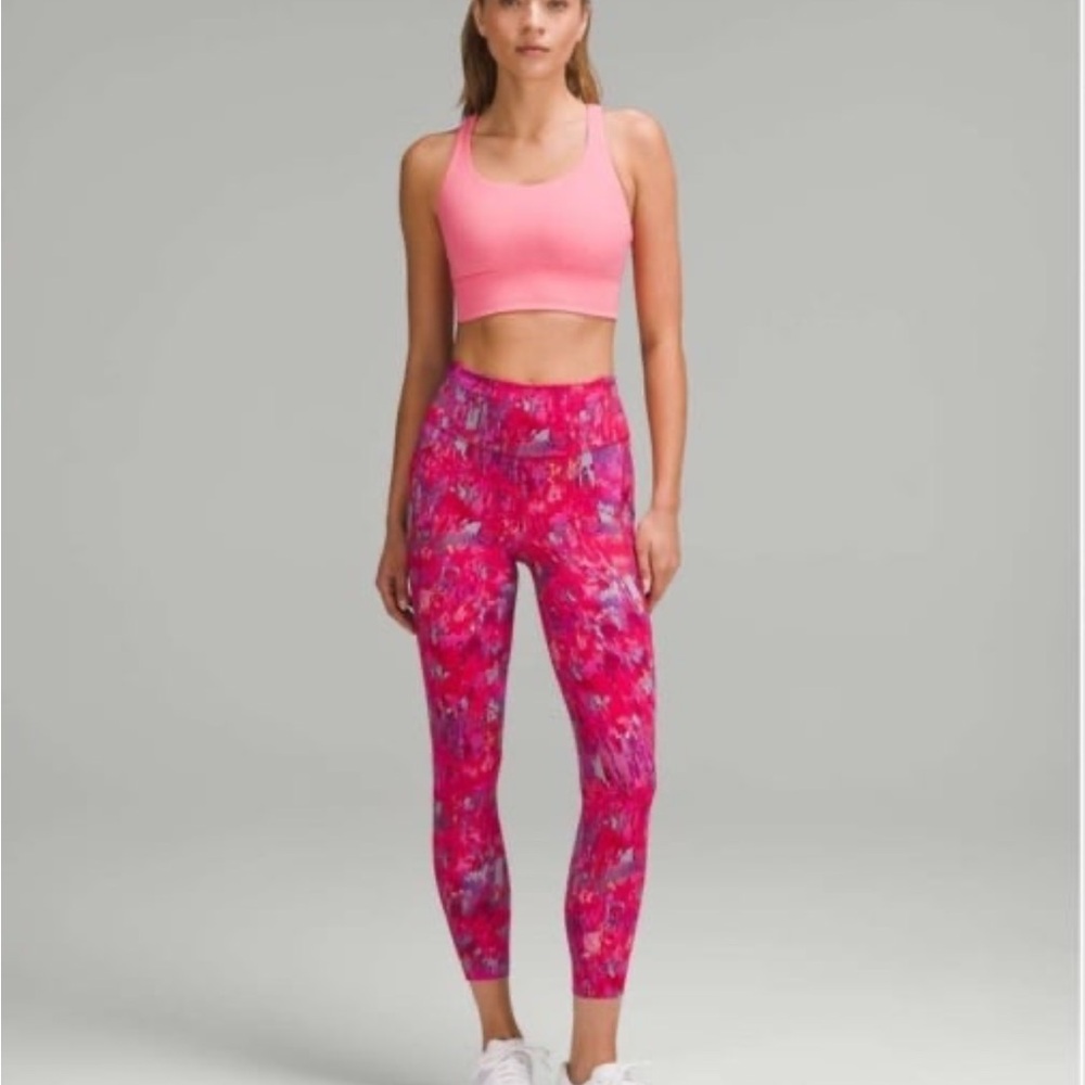 lululemon athletica Pink and Purple Leggings